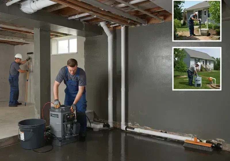 Basement Waterproofing and Flood Prevention process in Chamberlain, SD